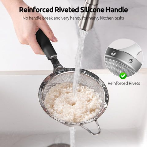 U-Taste 30-mesh screen resists deformation during heavy-duty sifting