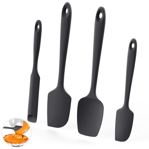 U-Taste 600°F spatula front view for high-heat cooking versatility.