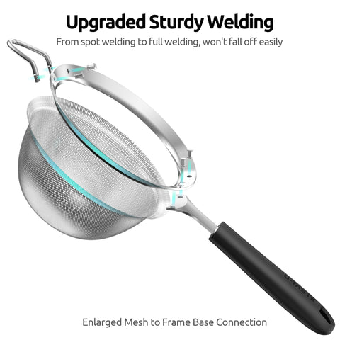 U-Taste bent U-end supports hands-free rests on bowls or cups
