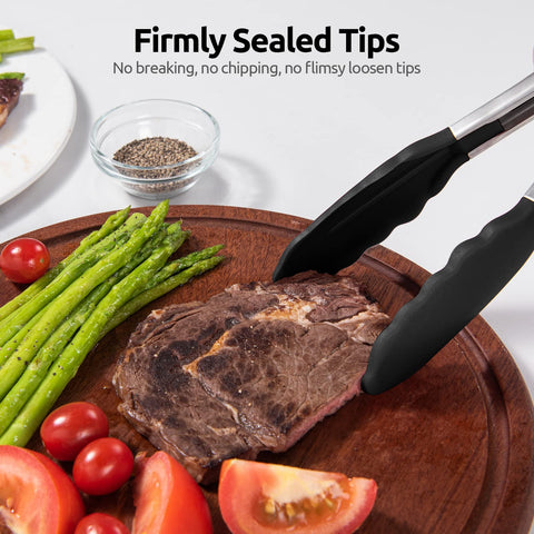 U-Taste black finish adds a sleek look to kitchen tools.