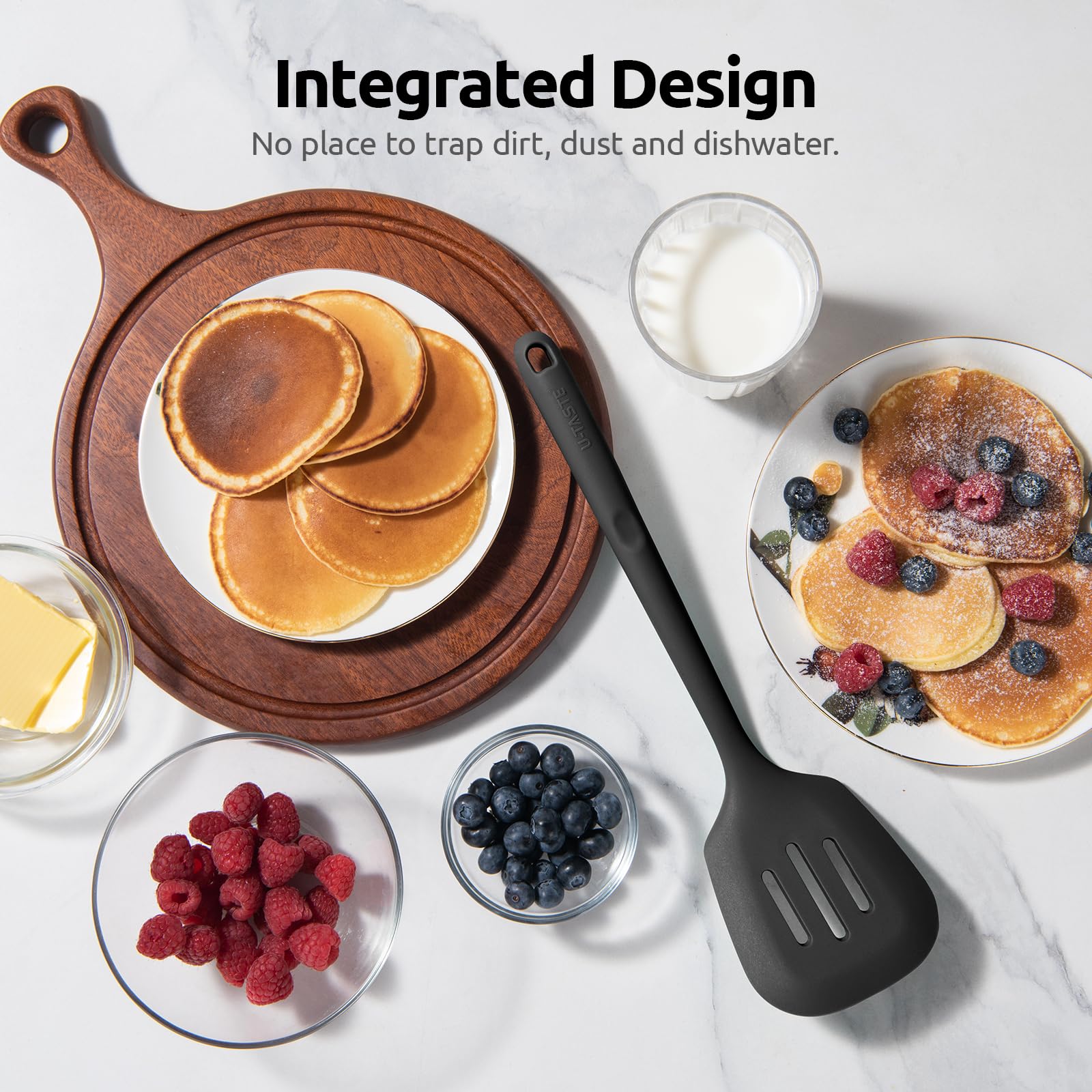 U‑Taste durable spatula handles delicate cookies and soft transfers