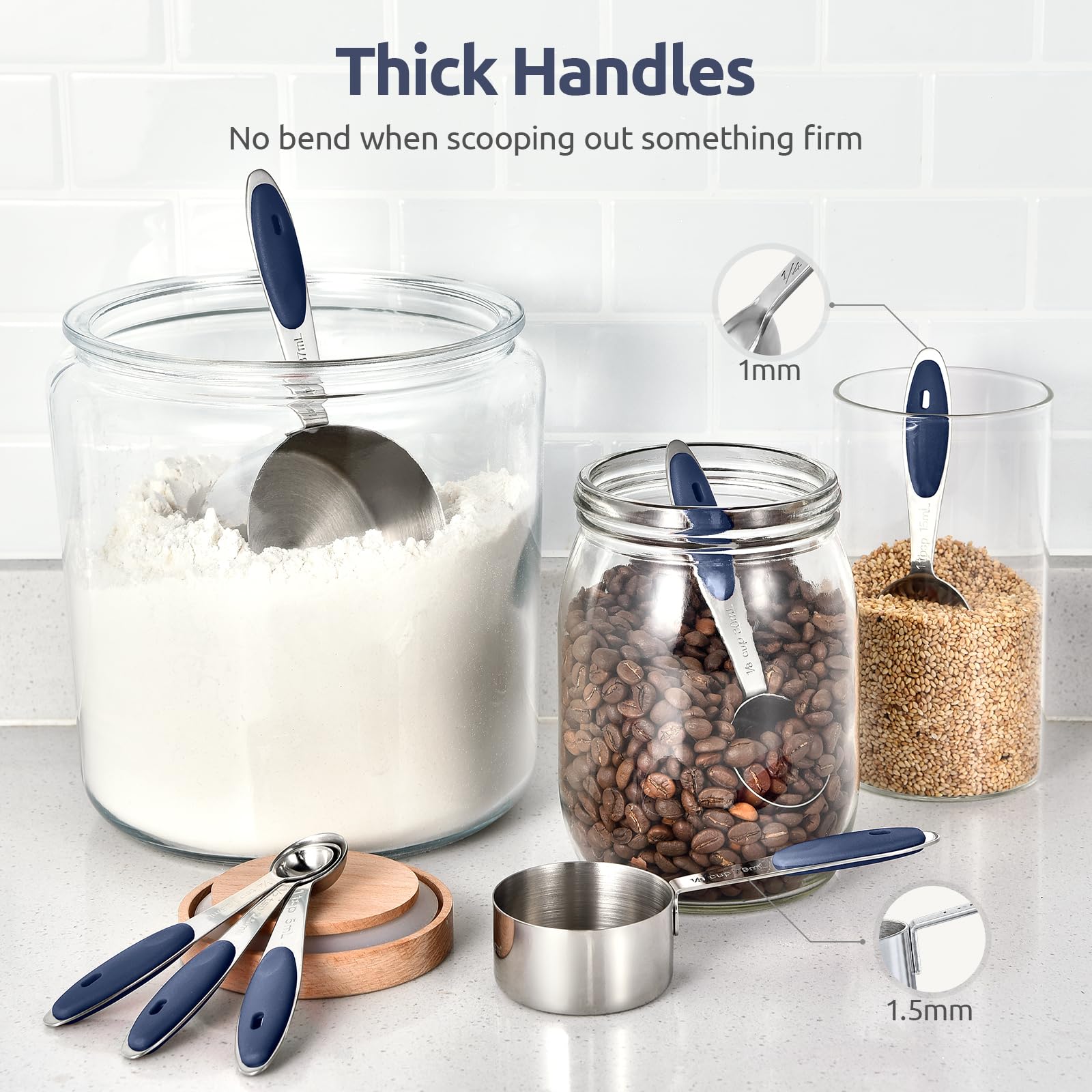 U-Taste 18/8 stainless steel is rust resistant and dishwasher safe.