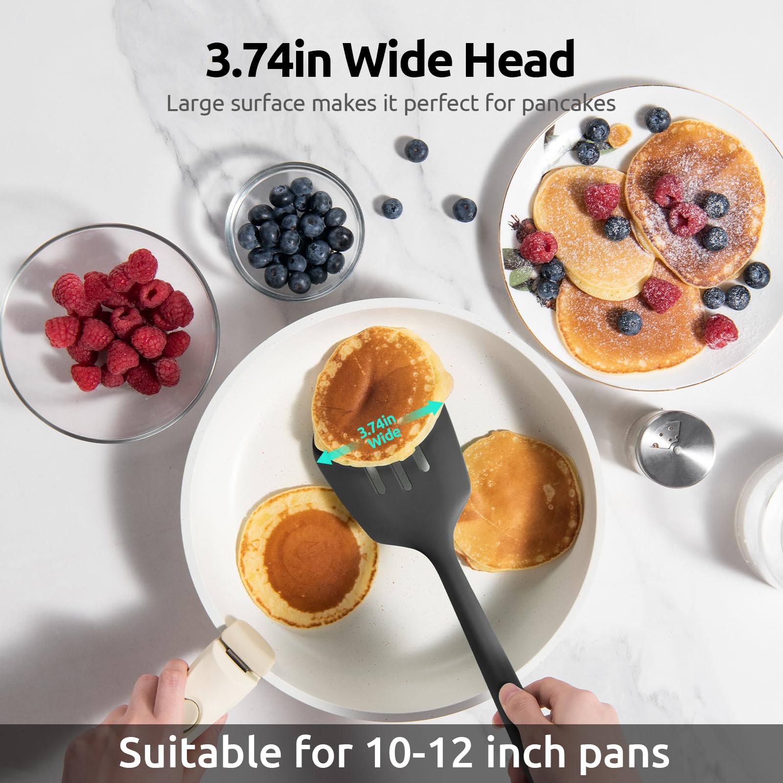 U‑Taste dishwasher-safe silicone spatula cleans up easily after meals