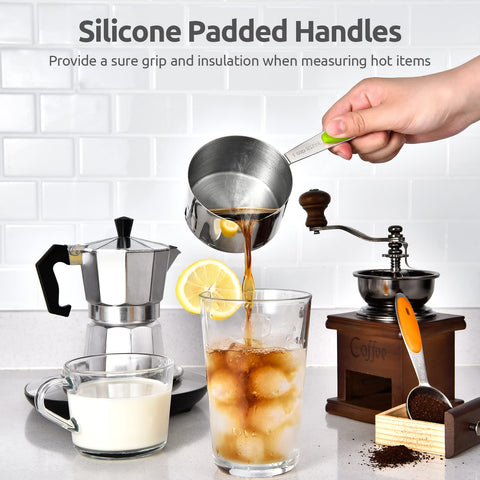 U-Taste set used to measure both liquids and dry ingredients.