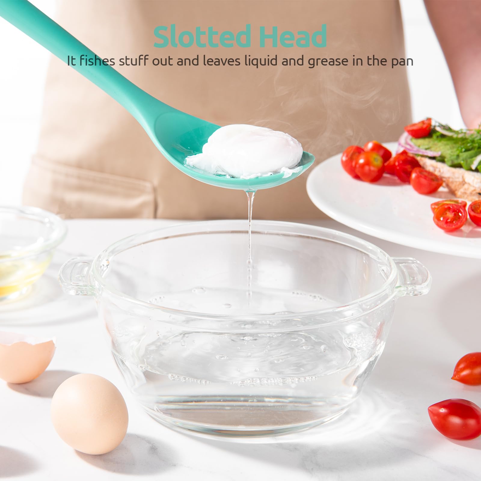 U-Taste inner-spine sturdy spoon balances stiffness and flexibility for stirring