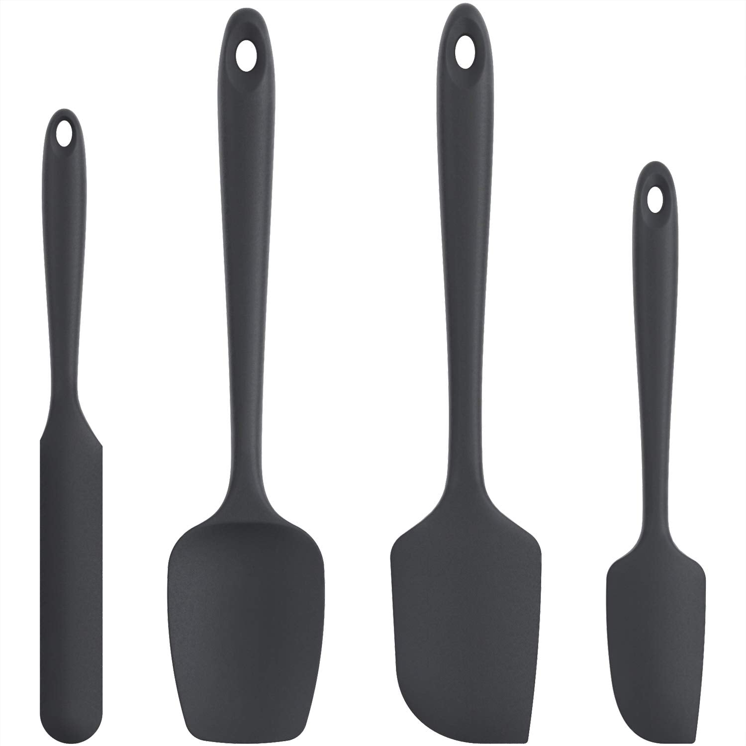 U-Taste jar spatula in action, ideal for scraping jar contents.