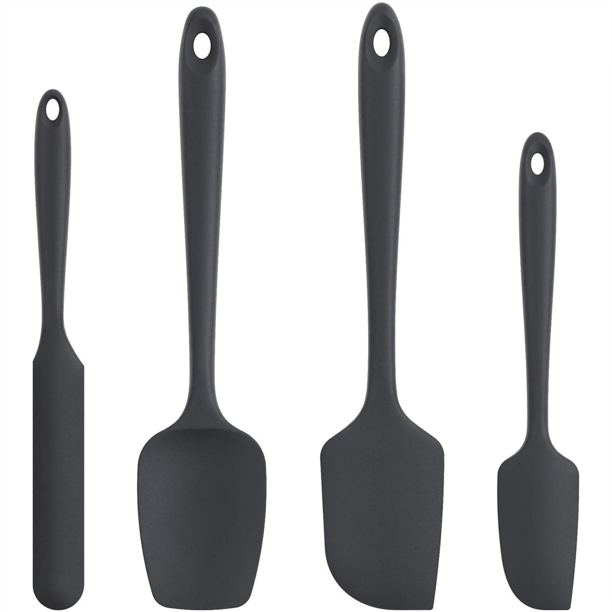 U-Taste jar spatula in action, ideal for scraping jar contents.