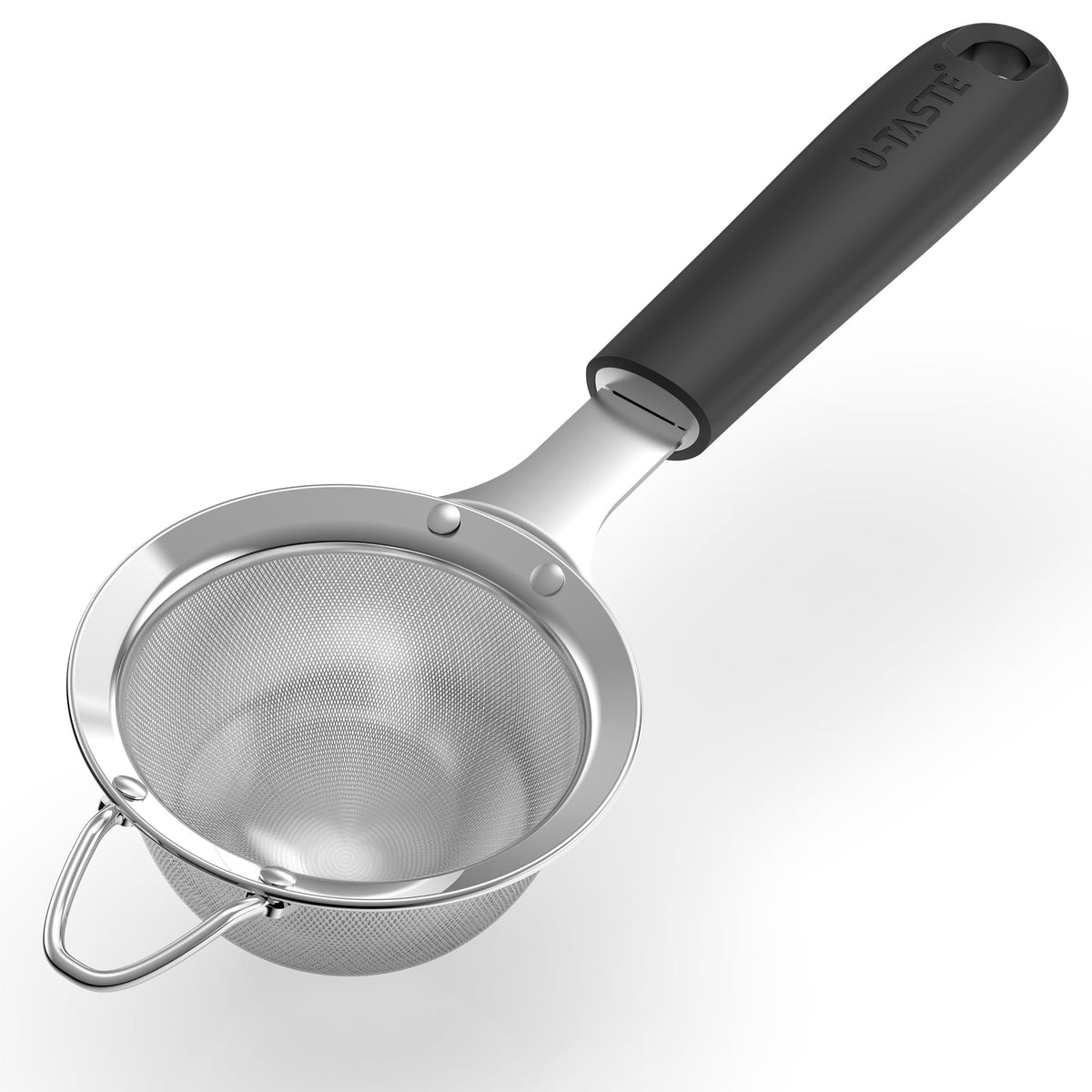U-Taste small fine mesh strainer front view for precise tea filtration