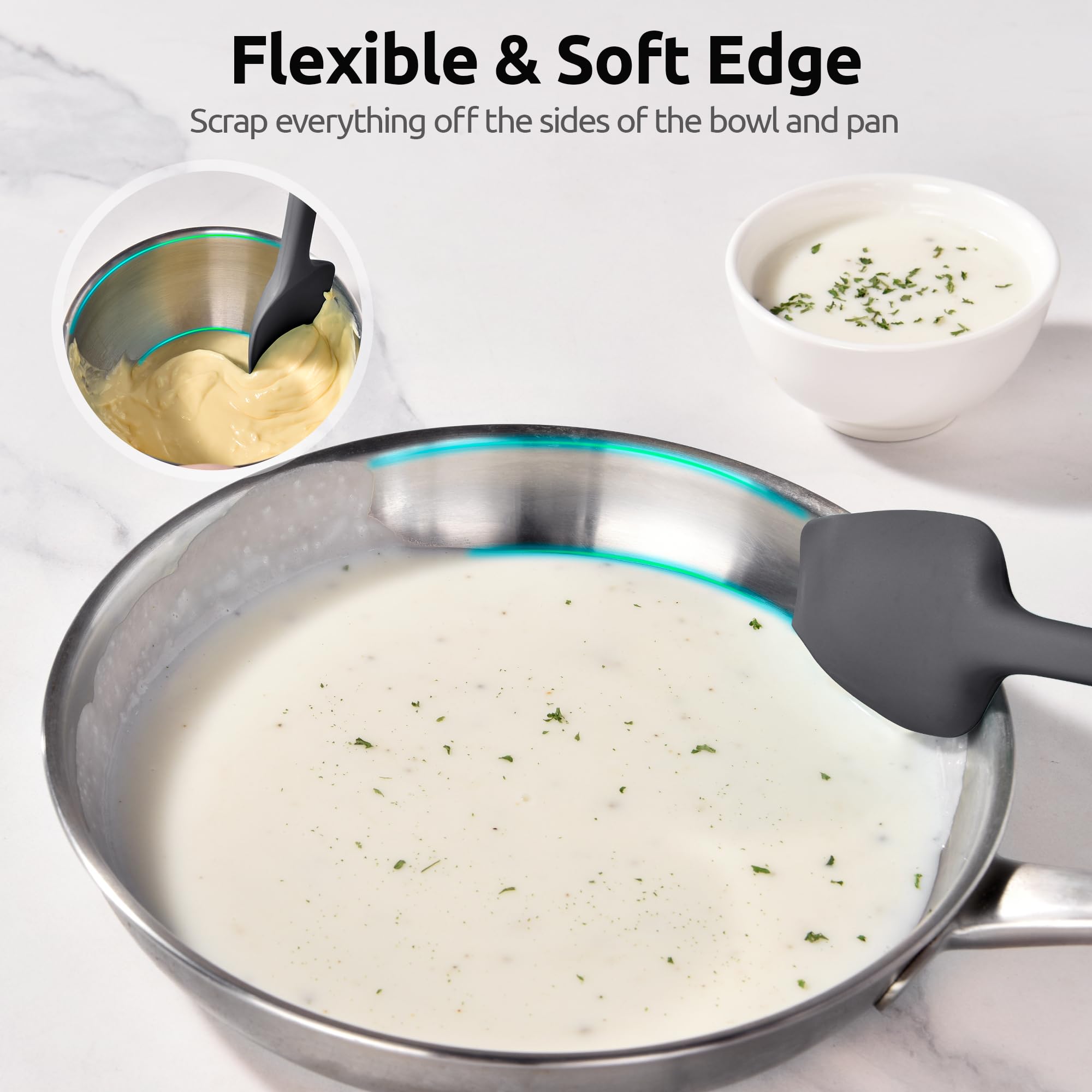 U-Taste generous 14-inch spoonula for stirring and serving.