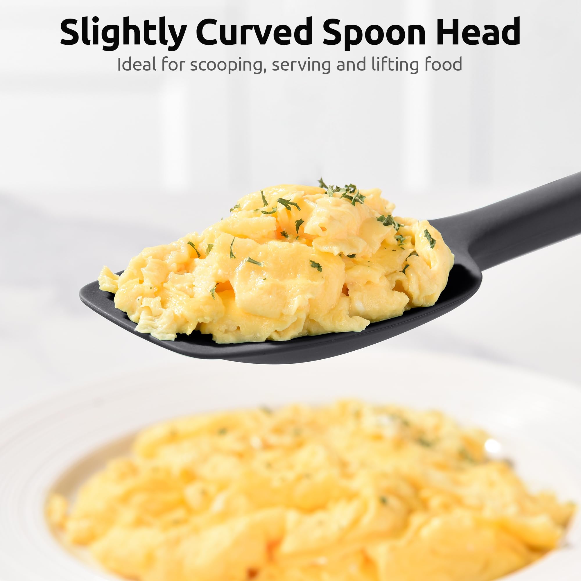 U-Taste non-slip grip stays secure while wet or greasy.