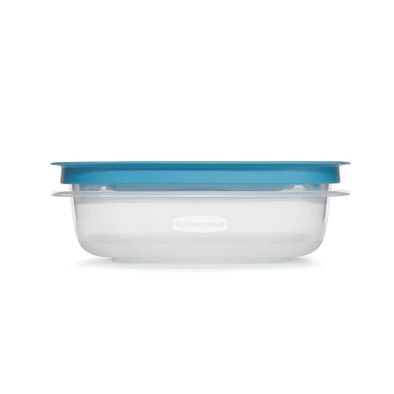 Utensilux 3-Cup teal container with freezer-safe and dishwasher-safe features.