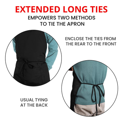 Utopia Kitchen wrinkle-free fabric maintains a neat look through busy kitchen shifts.
