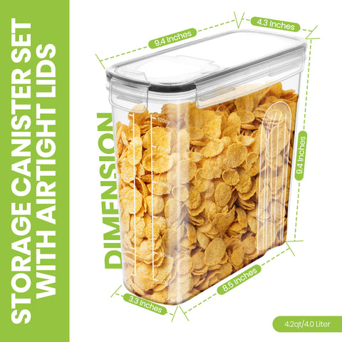 Lids on Utopia Kitchen containers create a strong airtight seal