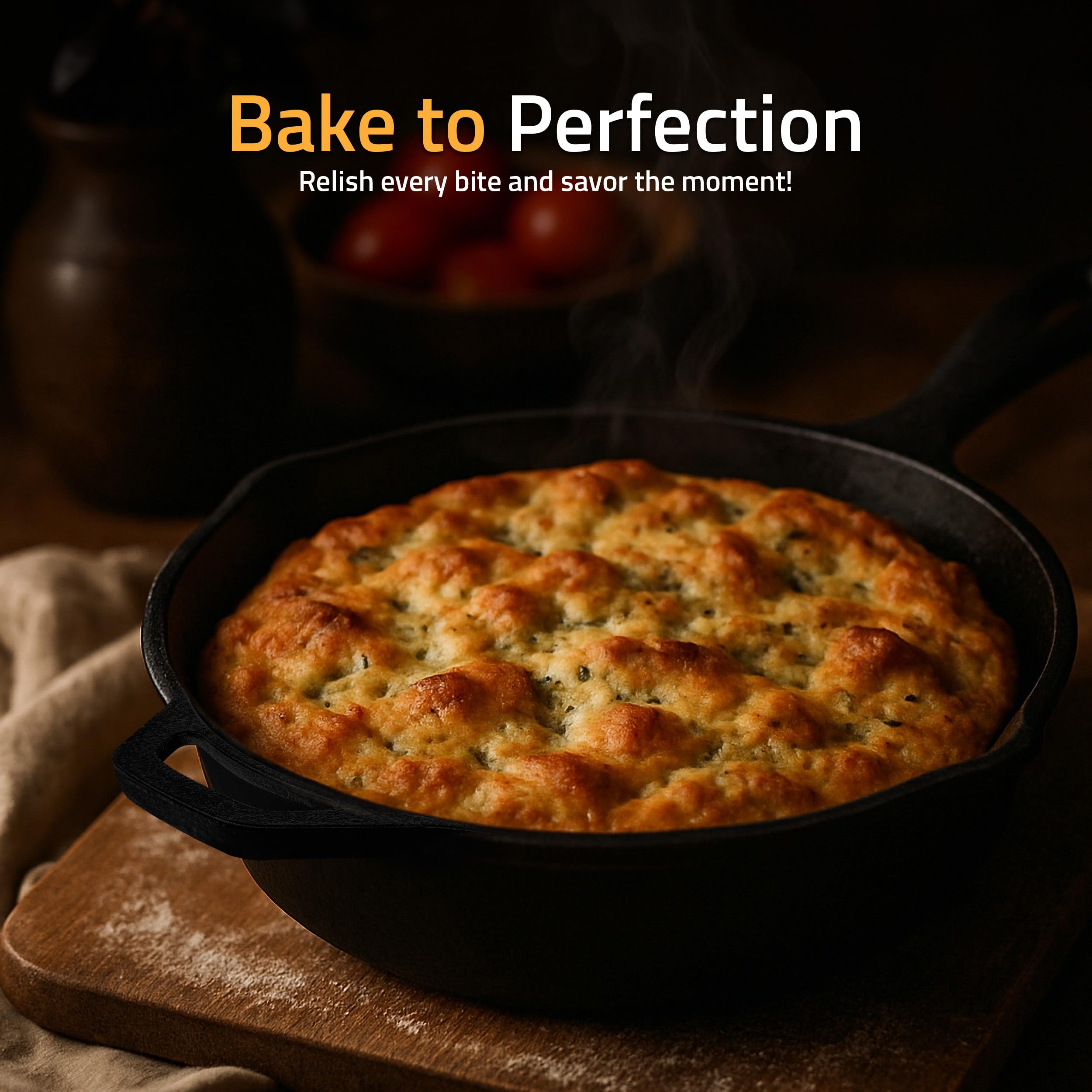 Utopia Kitchen 12-inch skillet delivers even heat for reliable cooking