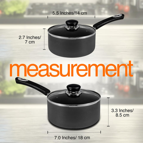Utopia Kitchen nonstick saucepan 2qt ideal for sauces and soups