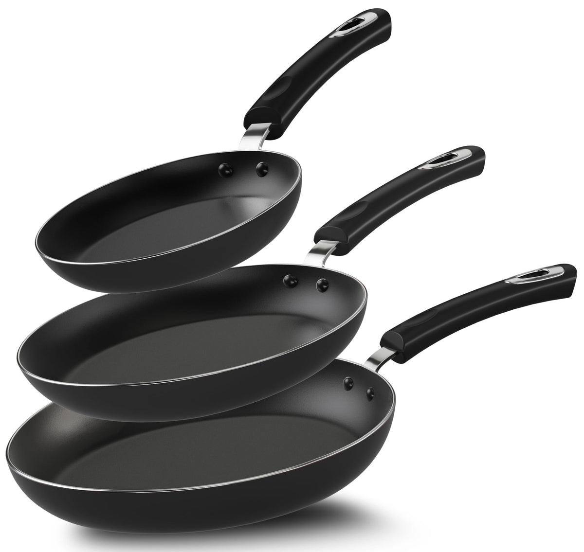 Utopia Kitchen 8in omelette pan with nonstick surface and ergonomic Bakelite handle.