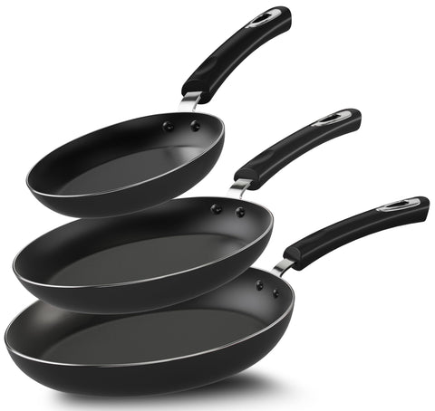 Utopia Kitchen 8in omelette pan with nonstick surface and ergonomic Bakelite handle.