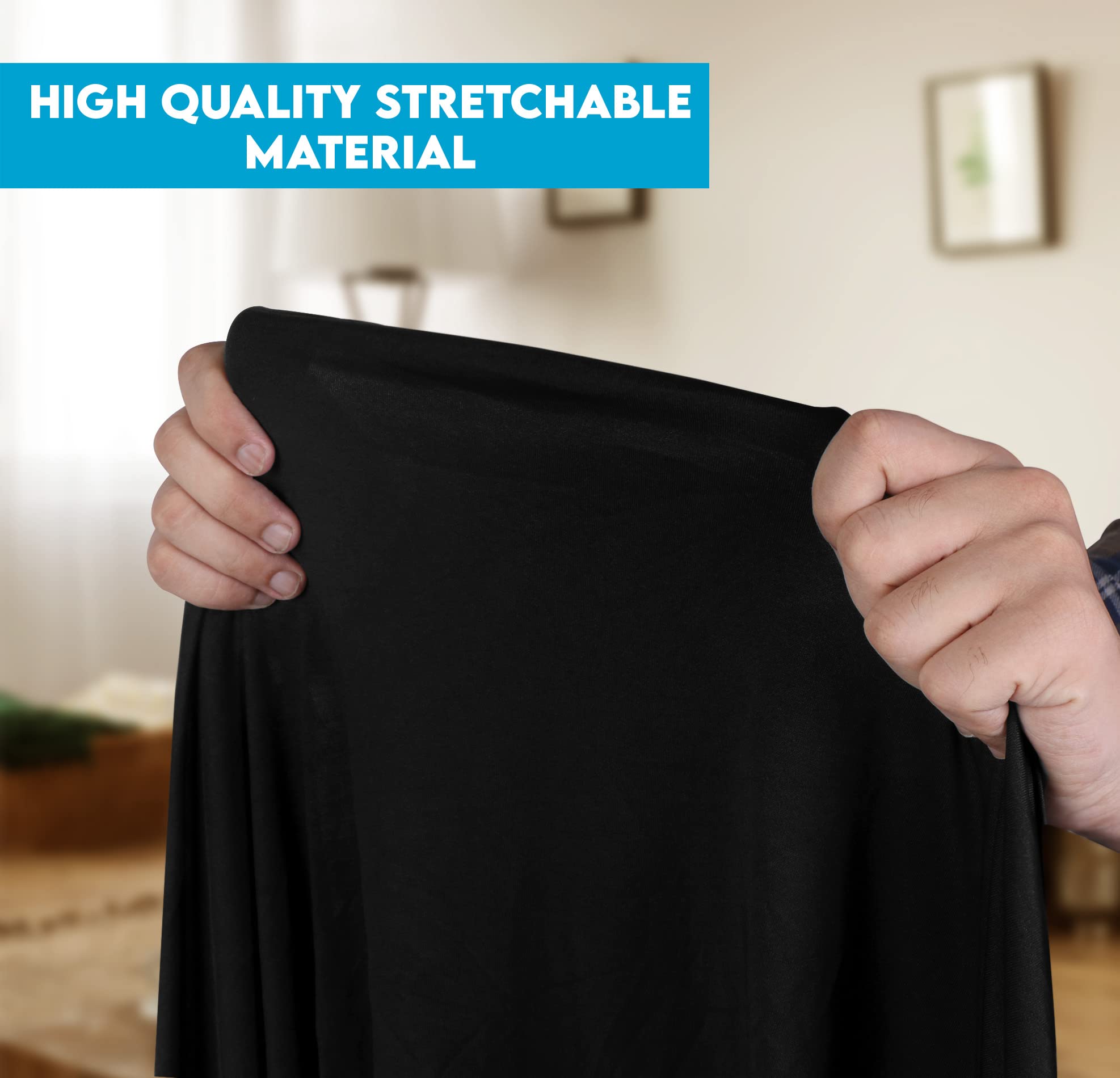 Utopia Kitchen wrinkle-resistant lightweight fabric stays sleek without ironing.