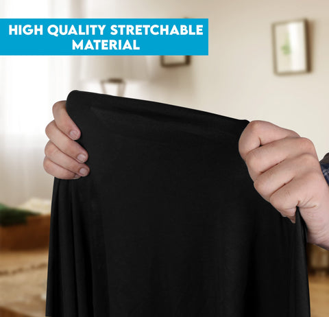 Utopia Kitchen wrinkle-resistant lightweight fabric stays sleek without ironing.