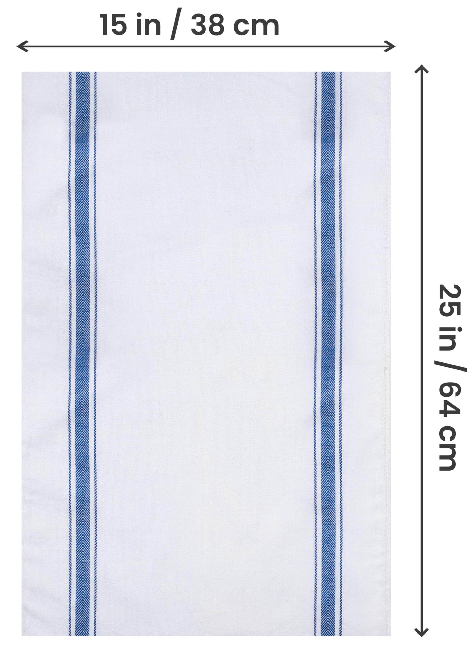 Utopia Towels blue kitchen towels highly absorbent 200 GSM for spills and wipes.