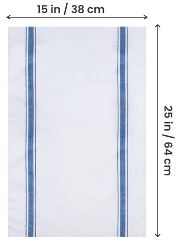 Utopia Towels blue kitchen towels highly absorbent 200 GSM for spills and wipes.