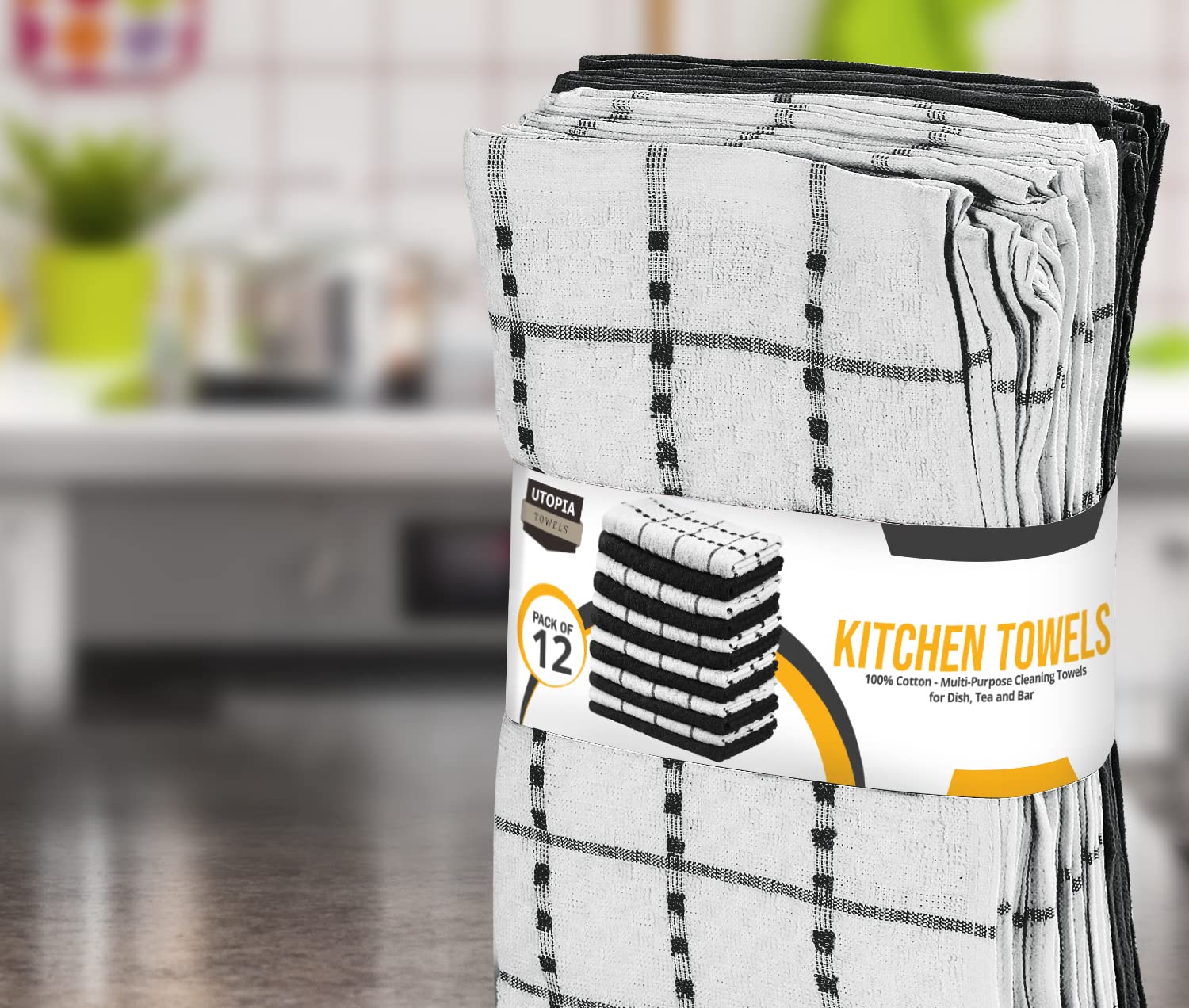 Utopia Towels set is ideal for bar, tea, and quick cleanups