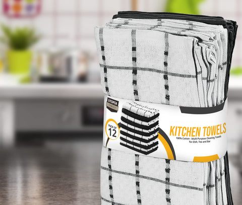 Utopia Towels set is ideal for bar, tea, and quick cleanups