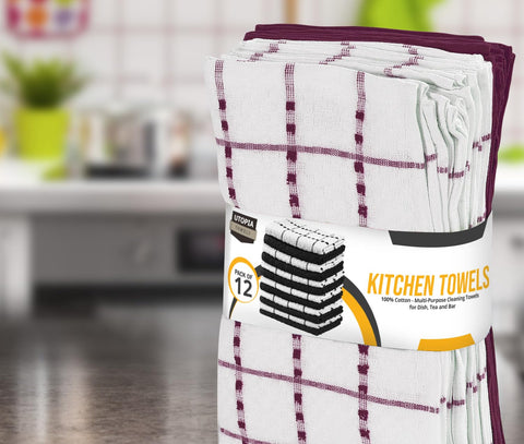 Utopia Towels ring-spun cotton fibers up close for softness and absorbency.