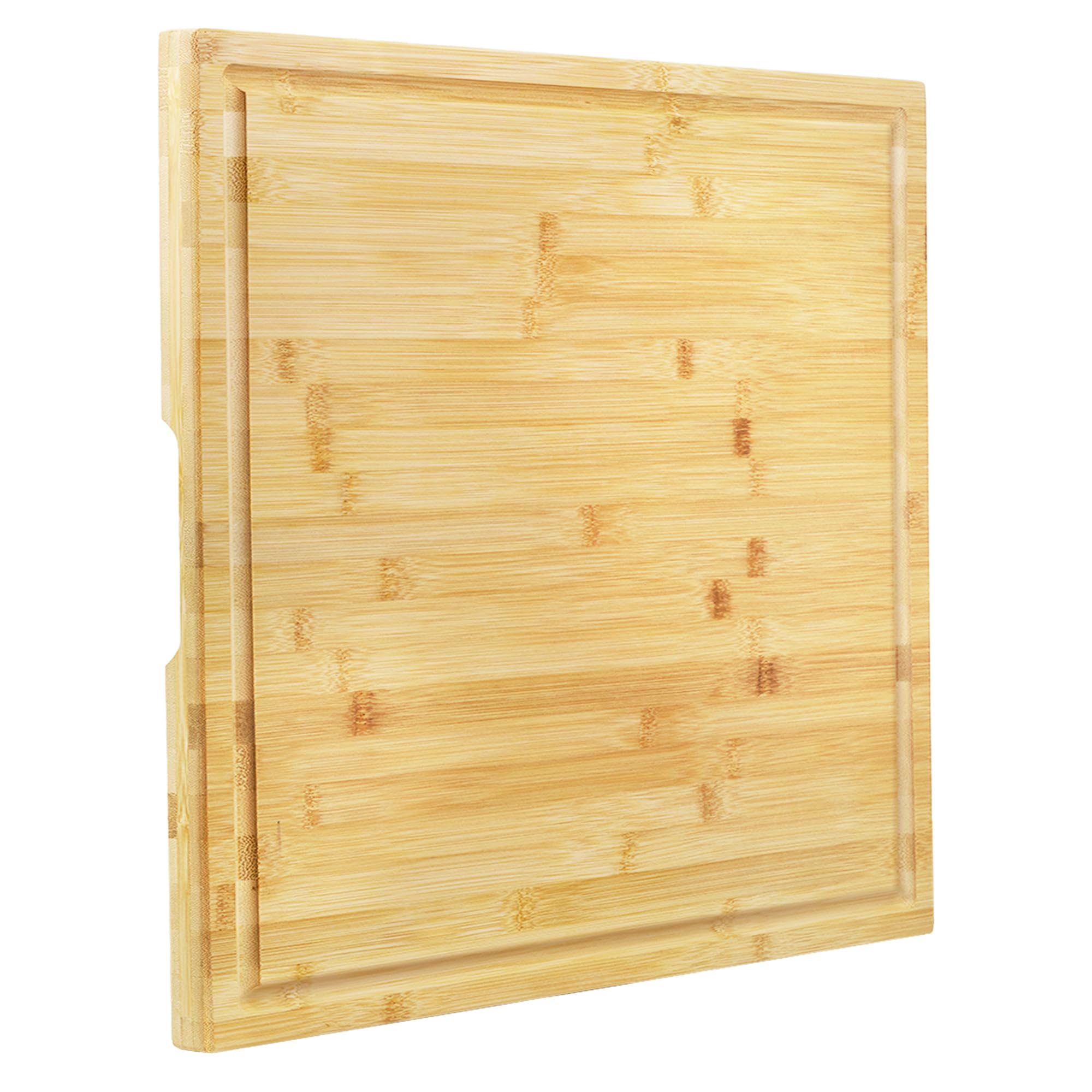 Utoplike bamboo cutting board 20x20 top view for spacious prep space