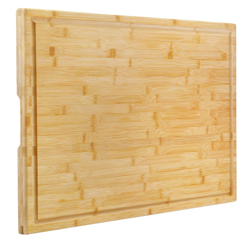Utoplike cutting board top view shows generous prep space