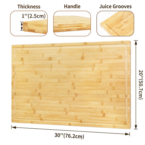 Utoplike bamboo surface resists knife marks while protecting blades