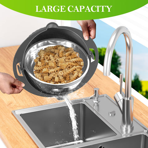 UTTKOJ ergonomic handle and non-slip base ensure stability during prep grey.