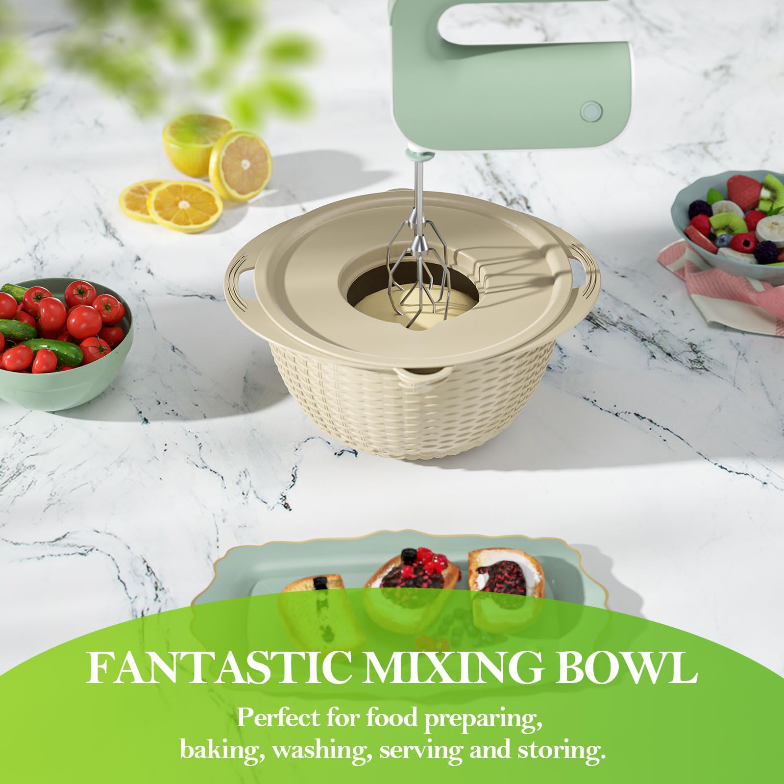 UTTKOJ stainless steel colander highlights durability and rust resistance