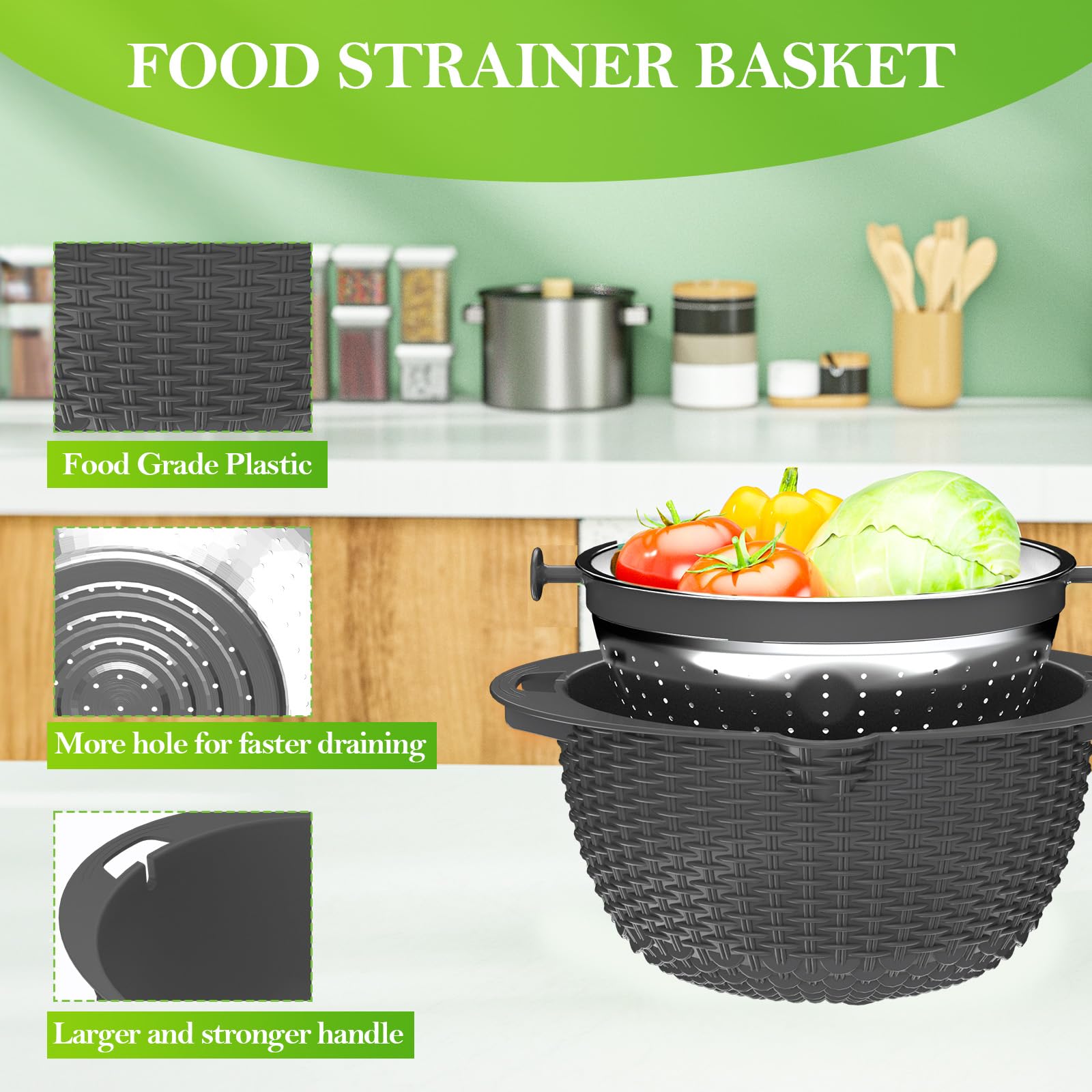 UTTKOJ three graters grey enable easy shredding and grating.