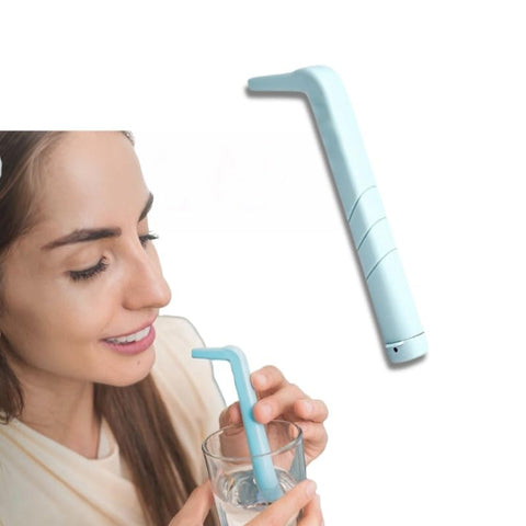 Utypee Hiccup Straw in use for fast, drug-free relief