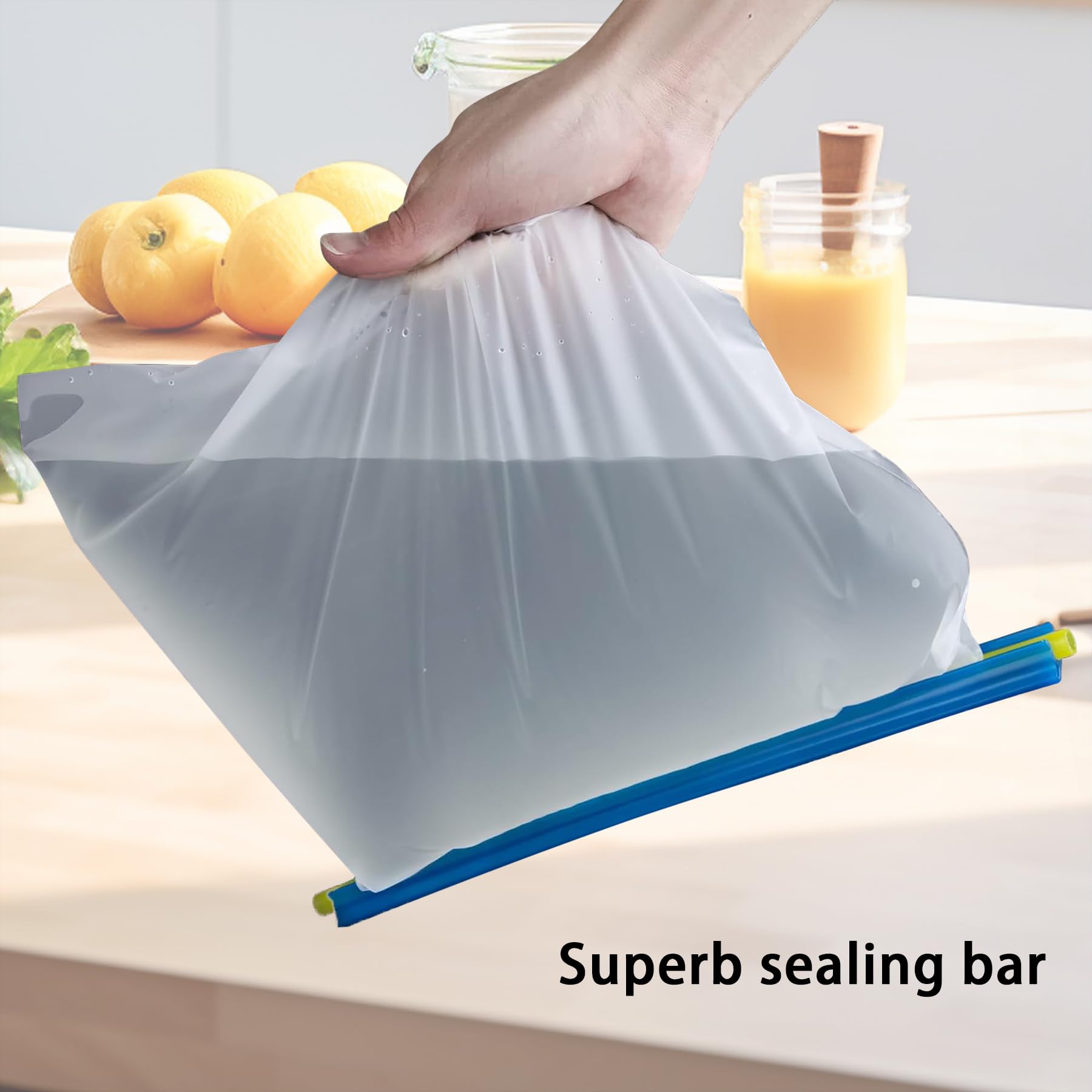 Uudimee 20cm clips keeping rice bags fresh and airtight.