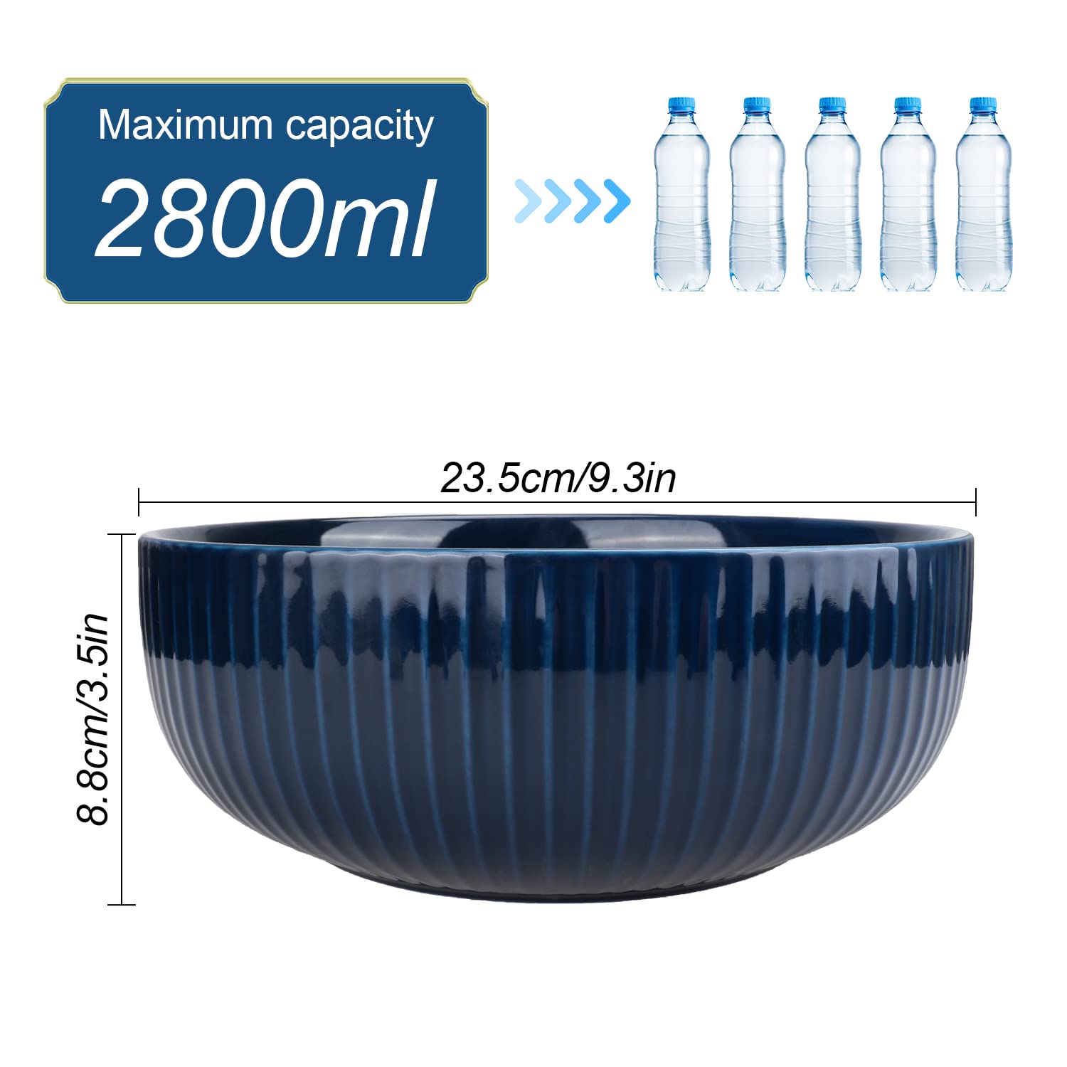 UUEMB smooth inner surface supports easy mixing and serving