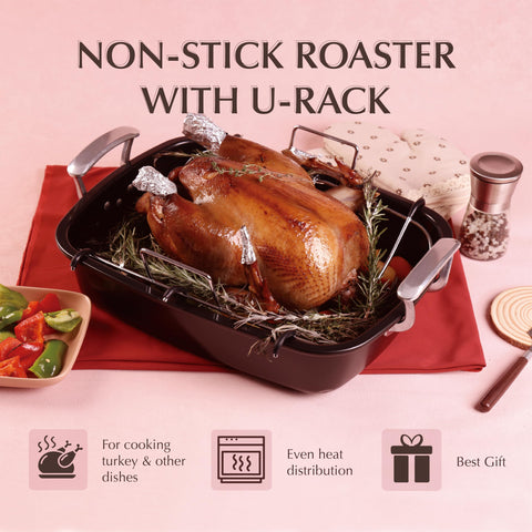 UUKRAVE 2-layer nonstick coating enables effortless release.