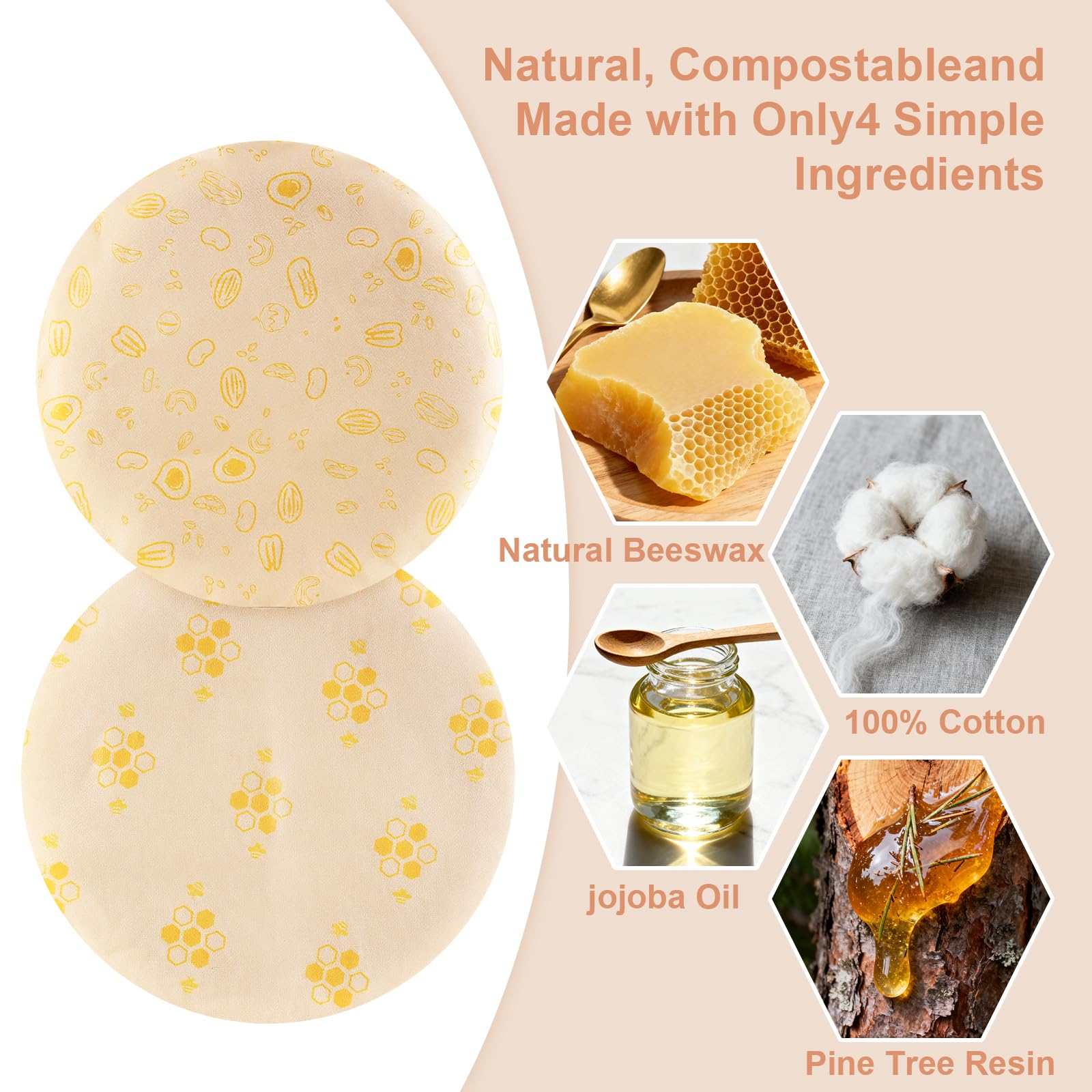UWANJA natural materials close-up highlighting beeswax and cotton blend.