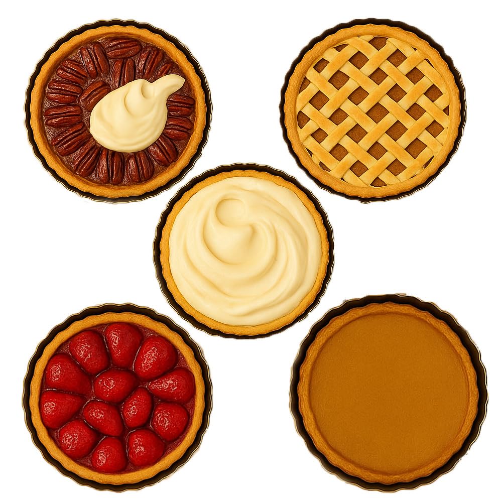 UWILLION 9.5-inch pan supports generous portions and eye-catching tarts.