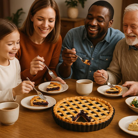 UWILLION deep 2.2-inch pan ideal for quiches, cheesecakes, and mousse cakes.