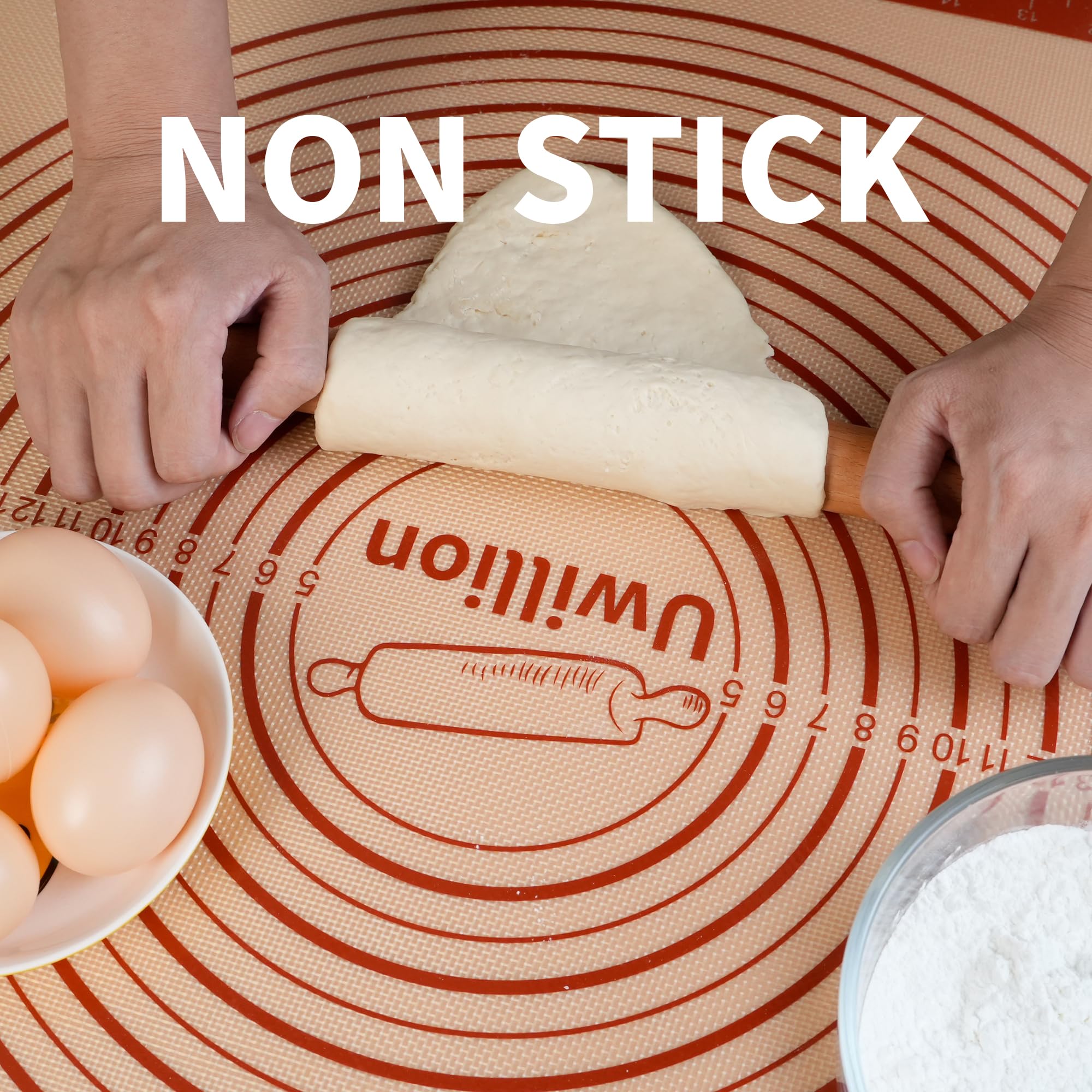 UWILLION fiberglass reinforced silicone mat provides durable, long-lasting performance.