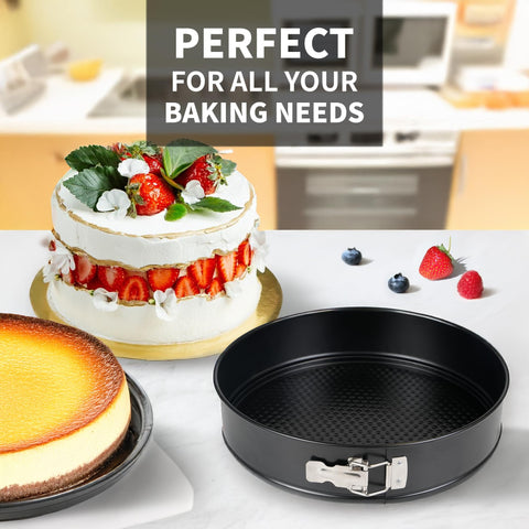 UWILLION easy-release design helps unmold cheesecakes and quiches with confidence.
