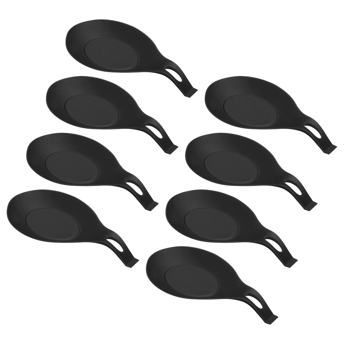 uxcell silicone spoon rest arch design provides stable support during cooking