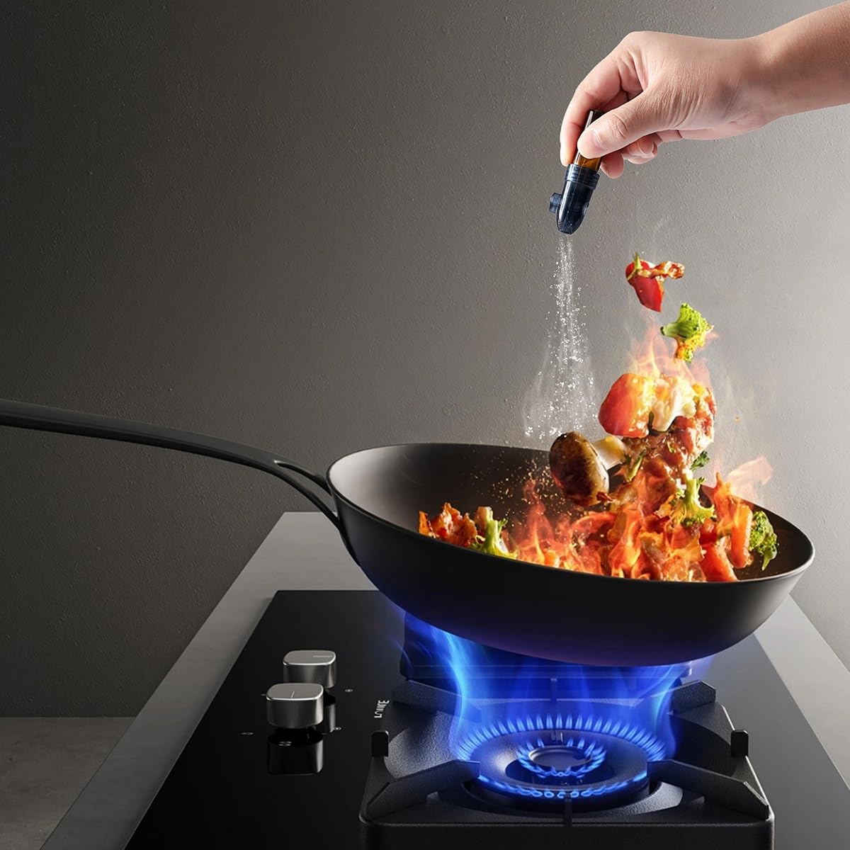 UXHLP brushes for easy cleaning after outdoor cooking.