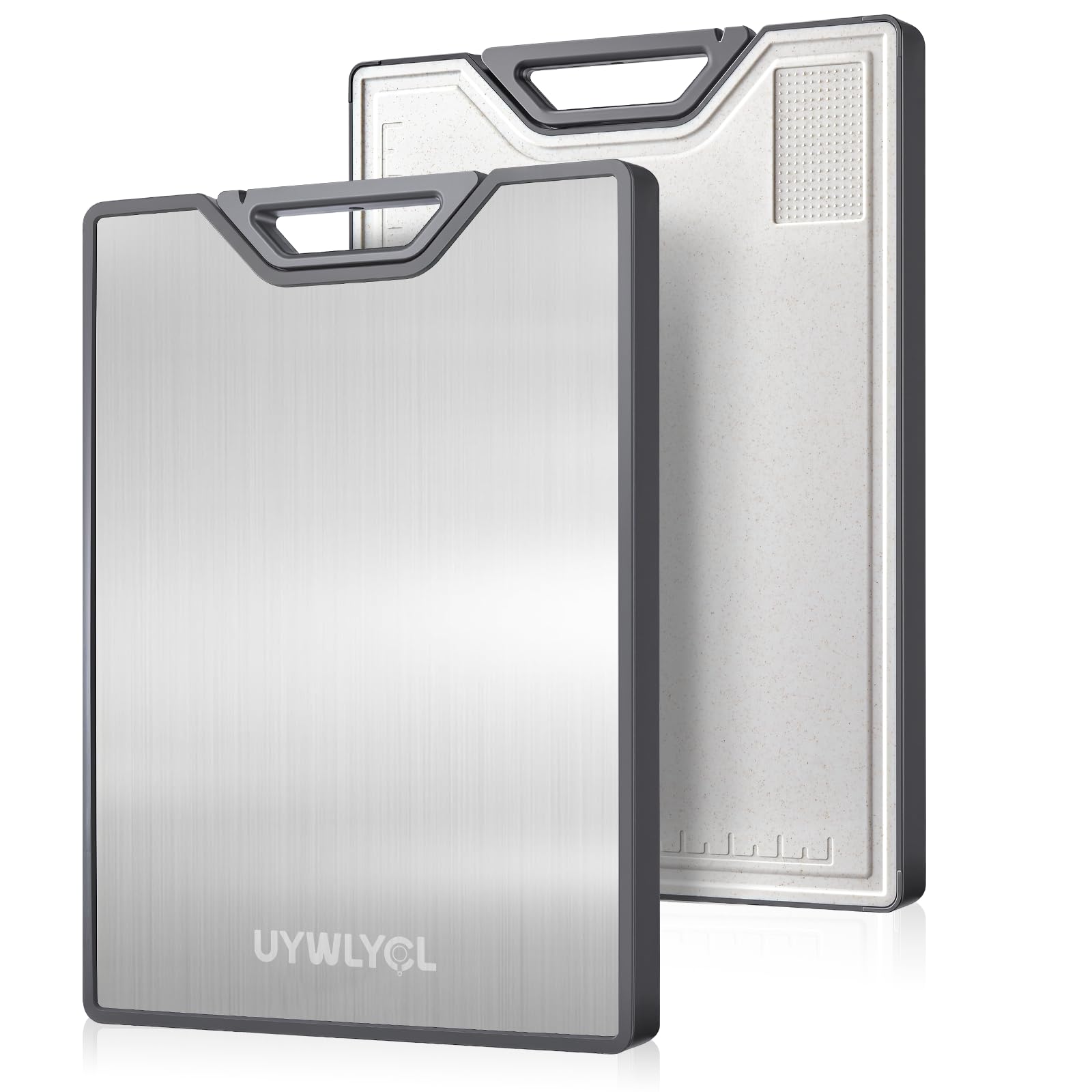 UYWLYCL dual-surface cutting board for meat prep and produce versatility.