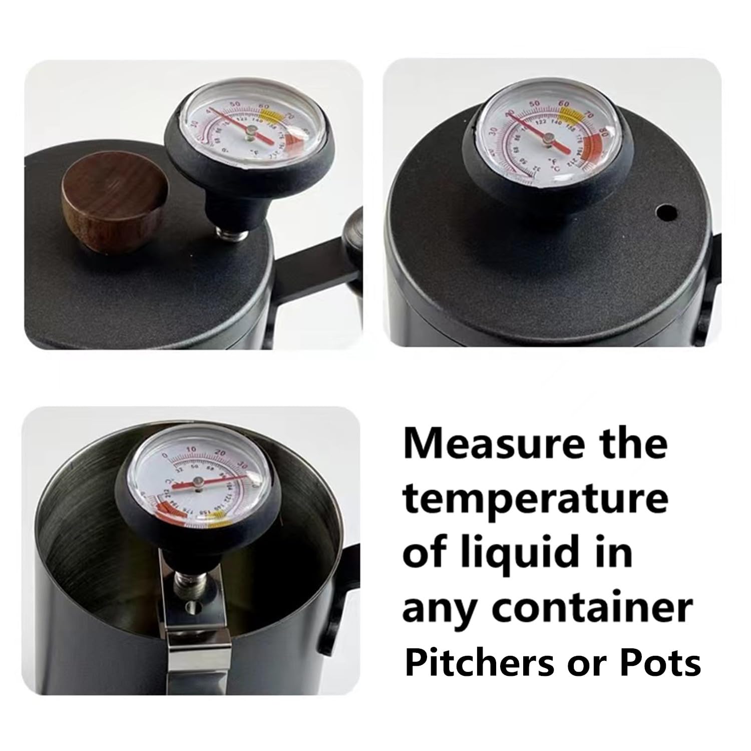 UZER ergonomic handle ensures balanced, comfortable pouring during steaming sessions.