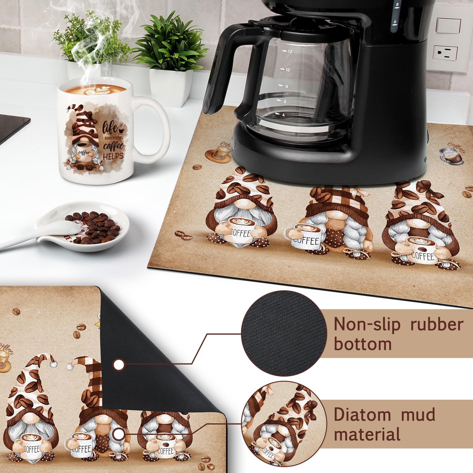 Vabean spoon designed for easy scooping and tidy counters.