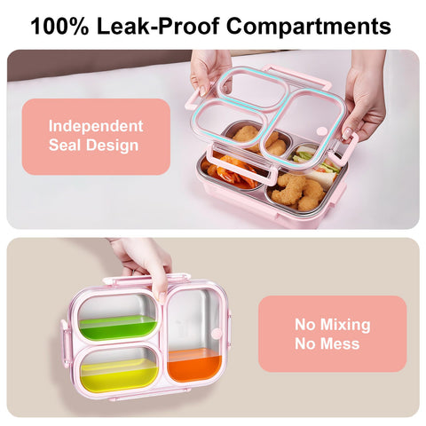 VACAID dishwasher-safe lunch kit simplifies post-meal cleanup.