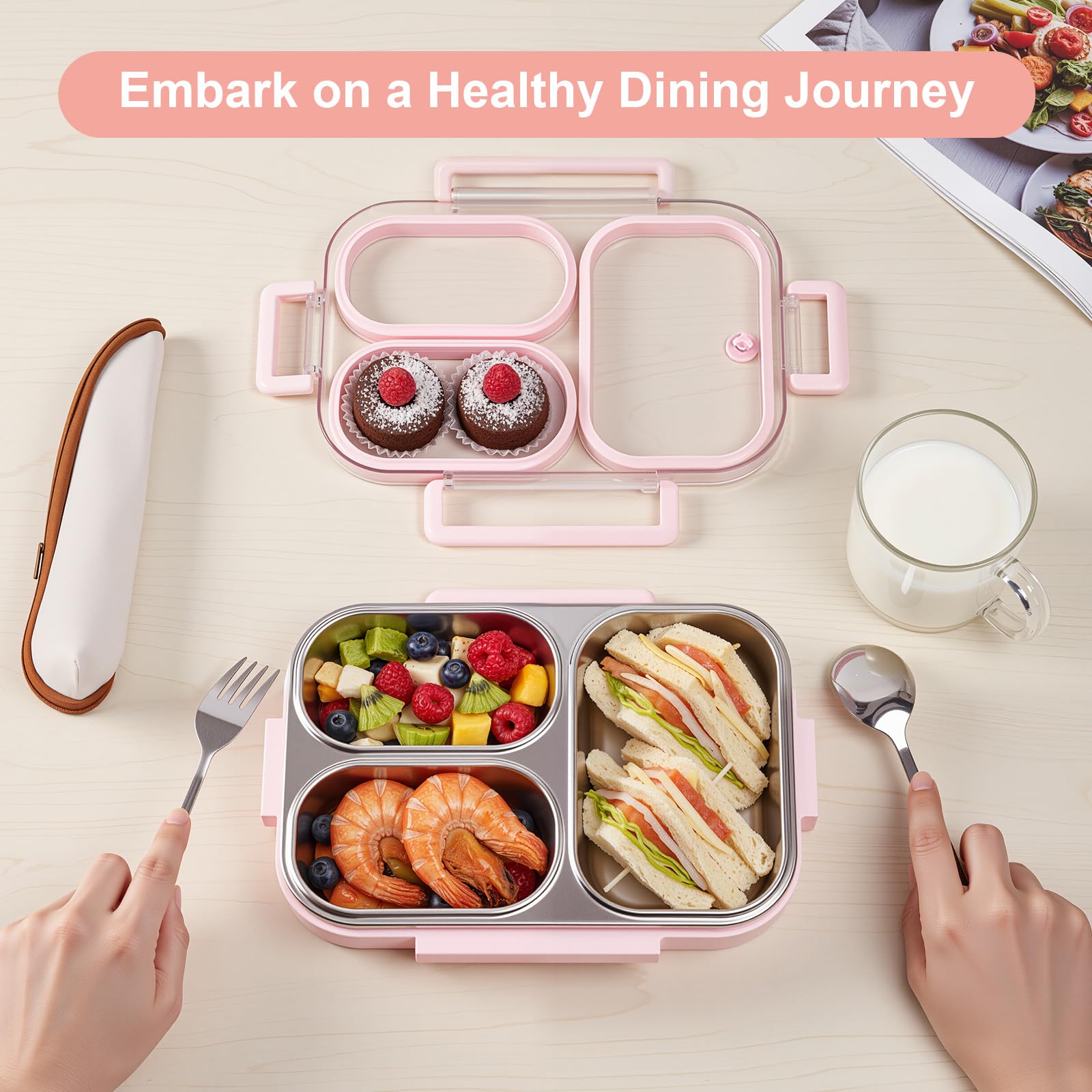 VACAID removable tray for easy cleaning and quick dishwasher cycles.